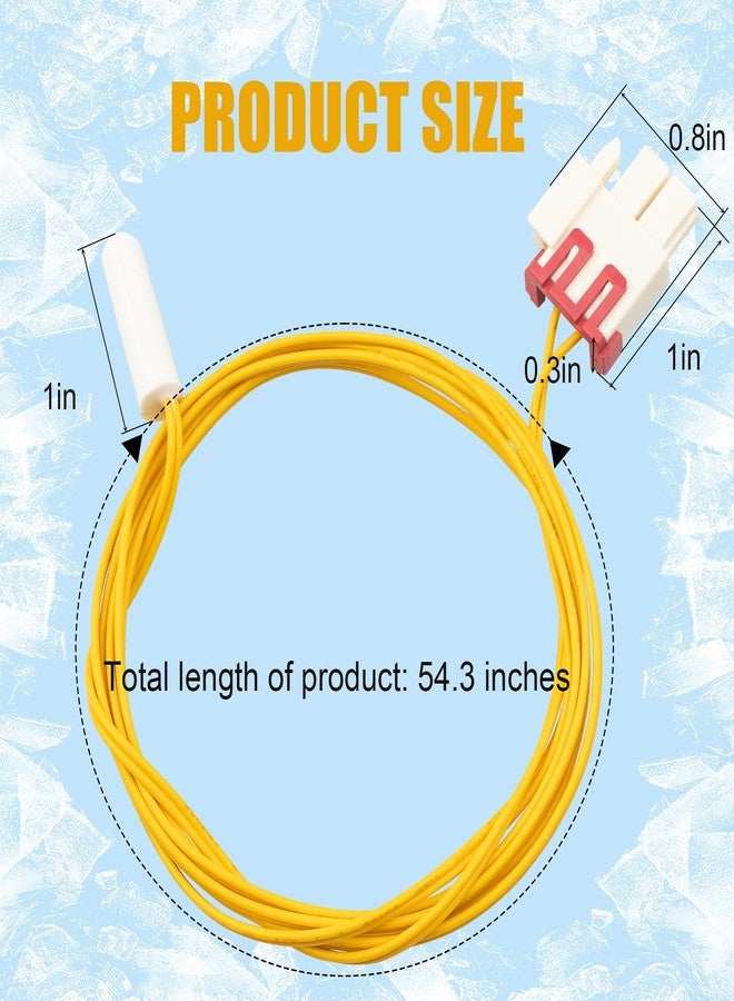 Valorup DA32-00006J Refrigerator Temperature Sensor Compatible with Samsung Refrigerators RF27T5501SG/AA, RF28T5101SR/AA, RF27T5241SR/AA and RF27T5201SG/AA, 2-Pack - Image 2